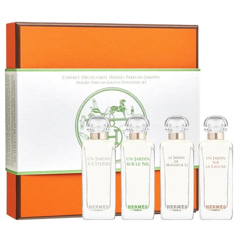 parfum jardin du nil hermes|hermes jardin perfume set.